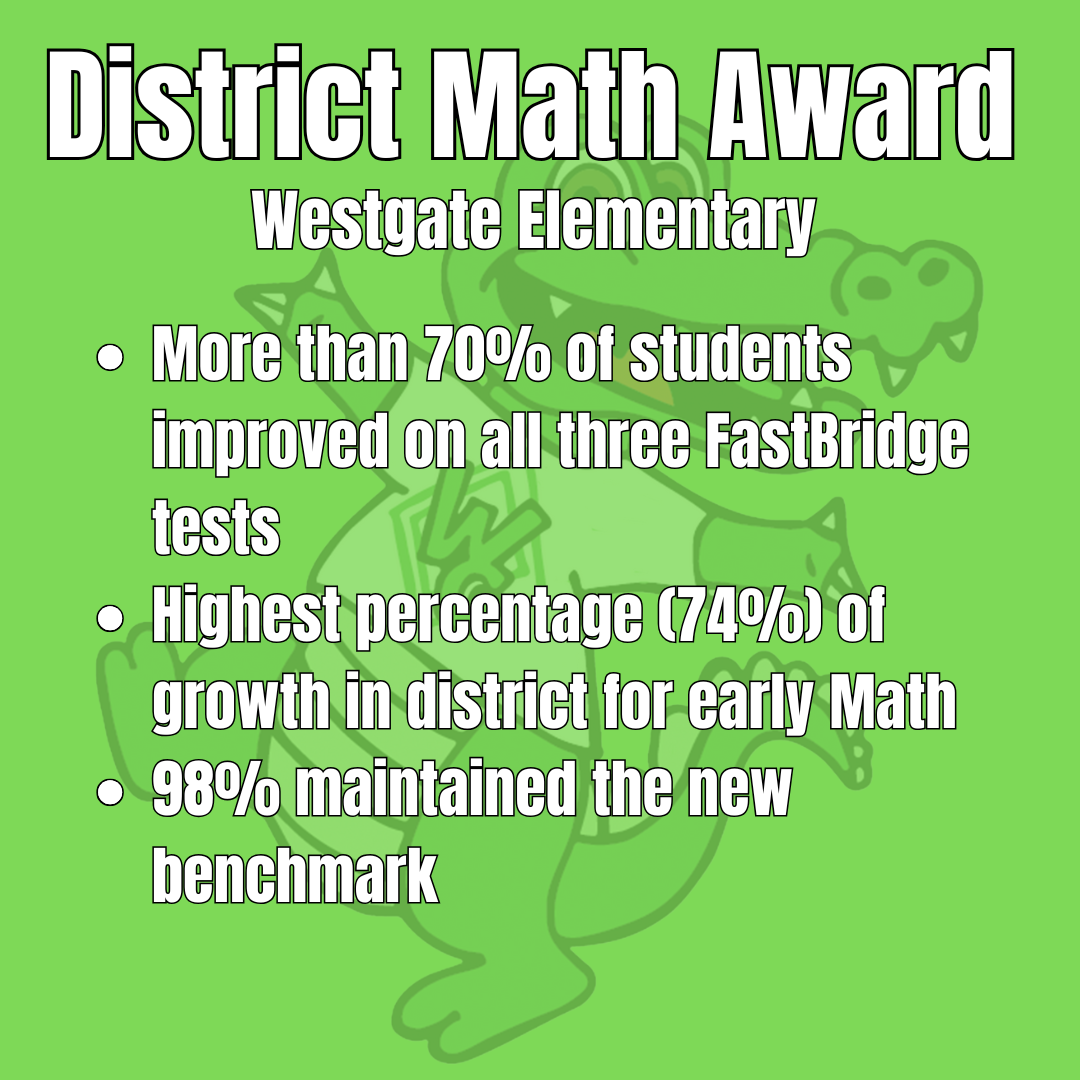 Westgate Math Award